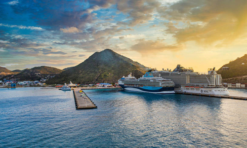 PHILIPSBURG, ST MAARTEN- February 6, 2019: Sint Maarten is a constituent country of the Netherlands in the Caribbean and takes up half of an island shared with Saint Martin, part of the French Indies.