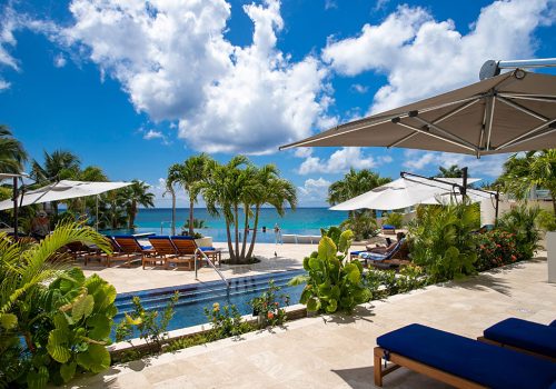 the cliff pool area